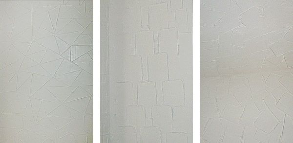 DIYの様子／珪藻土テクスチャ
