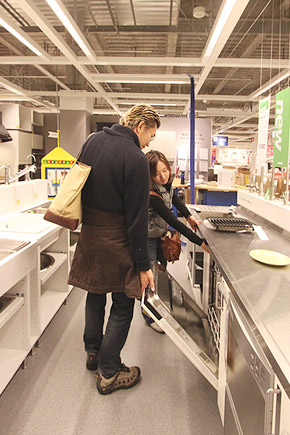 IKEAキッチン購入の様子