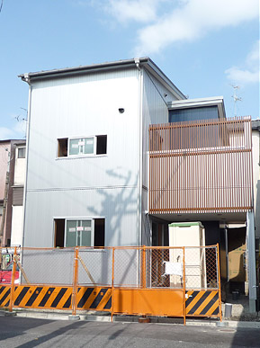 施工の様子／外観