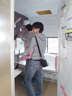 現場見学の様子