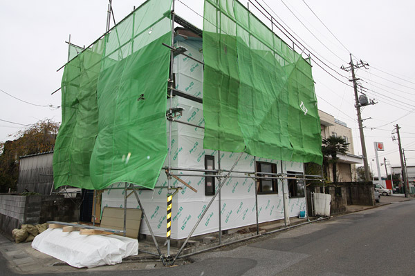 施工の様子／木工事の様子