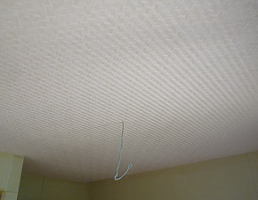 施工の様子／クロス