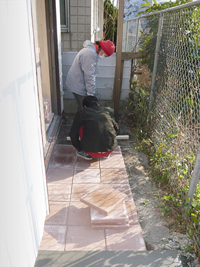 DIYタイル施工