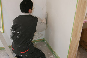 珪藻土塗り／DIY