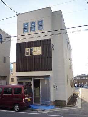 施工の様子/足場撤去