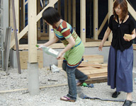 京都市山科区椥辻 横田満康建築研究所の事務所入口
