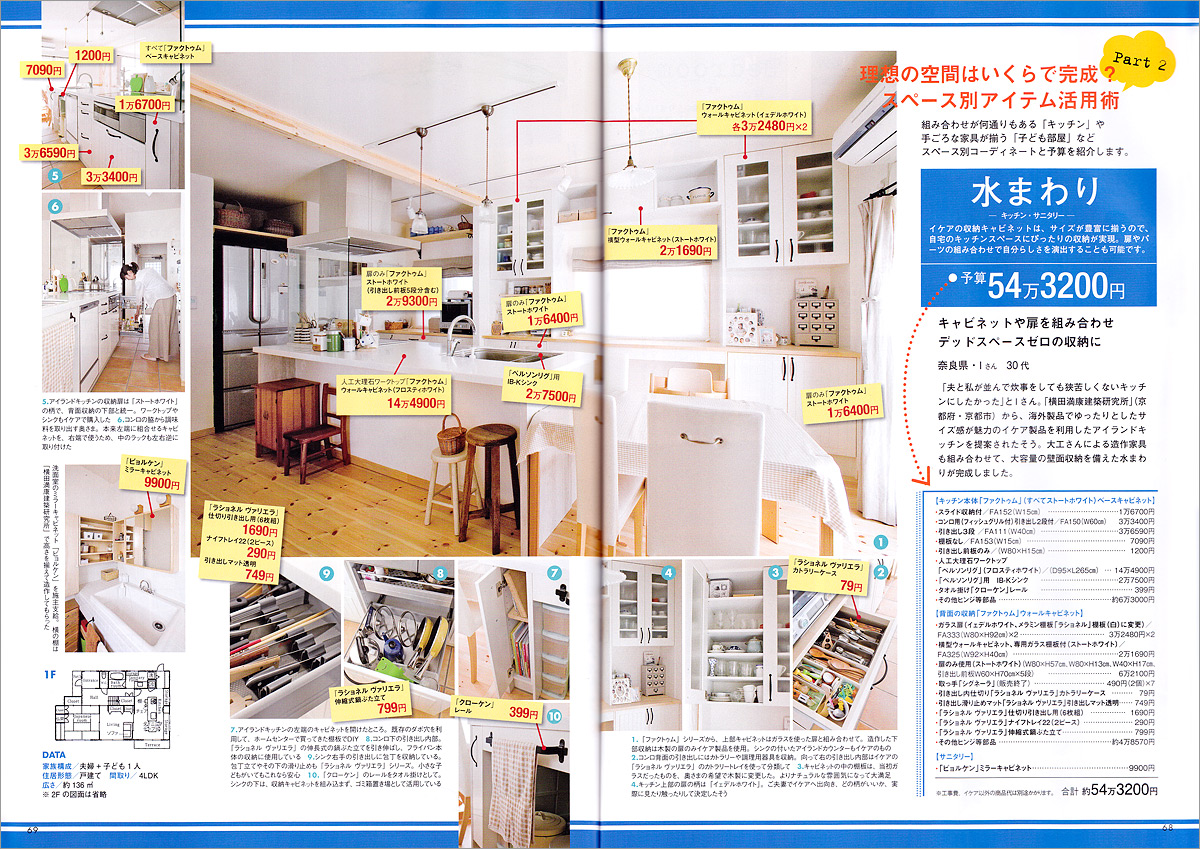 IKEAの収納インテリア