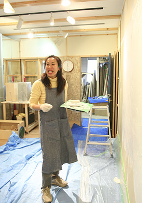 DIY珪藻土塗り練習