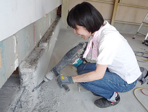 解体の様子